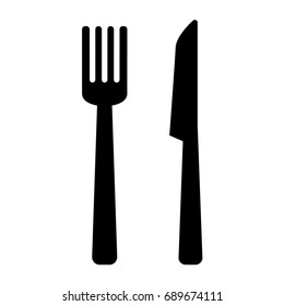 restaurant icon isolated vector