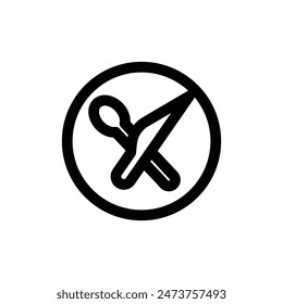Restaurant icon line style vector