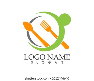 Restaurant icon logo design
