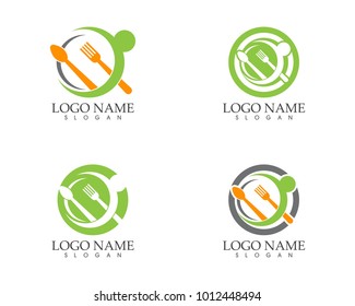 Restaurant icon logo design