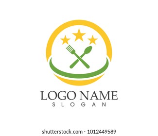 Restaurant icon logo design