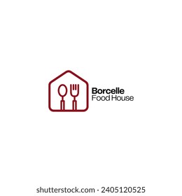 Restaurant icon logo design template 