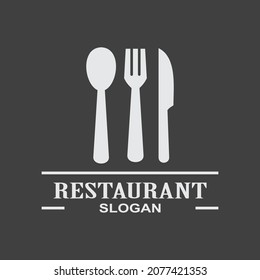 restaurant icon logo illustration symbol