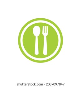 restaurant icon logo template symbol