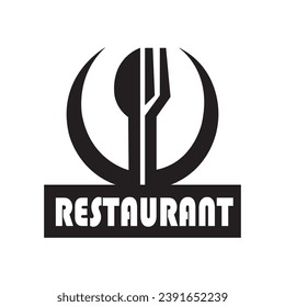 restaurant icon logo vector design template