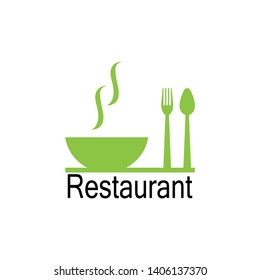 Restaurant icon logo vector illustration