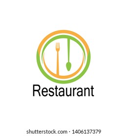 Restaurant icon logo vector illustration