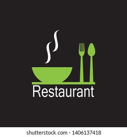 Restaurant icon logo vector illustration