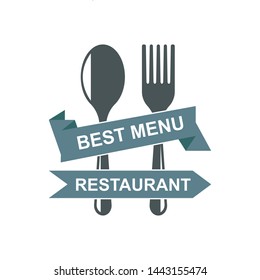 restaurant icon logo vector illustration design template