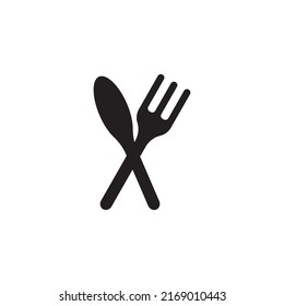 Icono de restaurante o logotipo ilustración vectorial símbolo aislado - icono vectorial de estilo negro de alta calidad