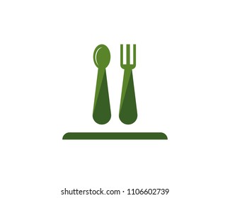 Restaurant icon logo vector template