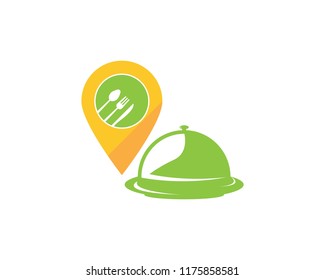 Restaurant icon logo vector template