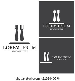 Restaurant icon logo vector template