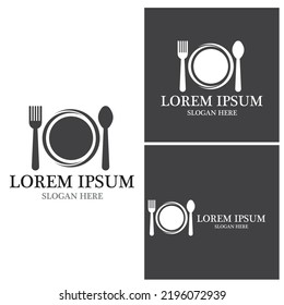 Plantilla vectorial de logotipo de icono de restaurante