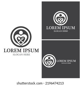 Restaurant icon logo vector template