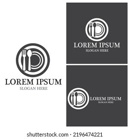 Restaurant icon logo vector template