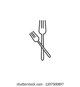 Restaurant icon page symbol for your web site design Restaurant icon logo app UI.fork vector icon.fork icon Vector illustration EPS10.