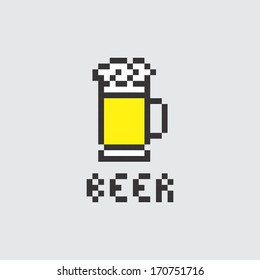 restaurant icon pixel art