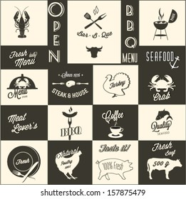 Restaurant Icon Set