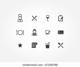 Restaurant Icon Set