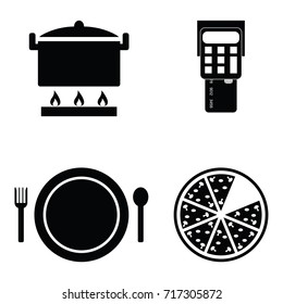restaurant icon set