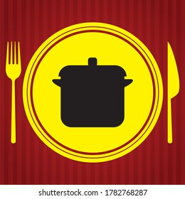 Restaurant icon set suitable for info graphics, websites and print media. Flat line icons in black and white.
Set of Diner gray vector icons