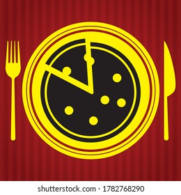 Restaurant icon set suitable for info graphics, websites and print media. Flat line icons in black and white.
Set of Diner gray vector icons