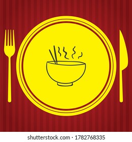 Restaurant icon set suitable for info graphics, websites and print media. Flat line icons in black and white.
Set of Diner gray vector icons