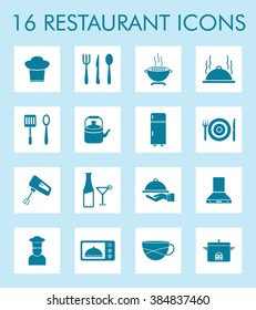 Restaurant  Icon Set For Web & Mobile
