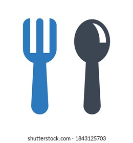Restaurant Ikone. Einfaches Vektordesign