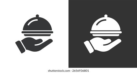 Restaurant icon. Solid glyph series icon