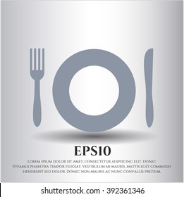 Restaurant icon or symbol
