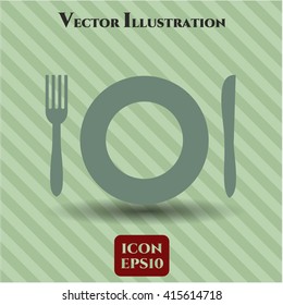 Restaurant icon or symbol
