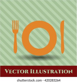 Restaurant icon or symbol
