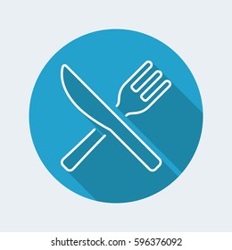Restaurant icon - Thin series