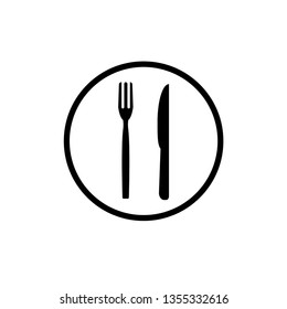 restaurant icon vector
