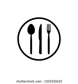 restaurant icon vector