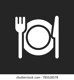 Restaurant icon vector