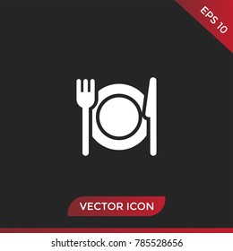 Restaurant icon vector