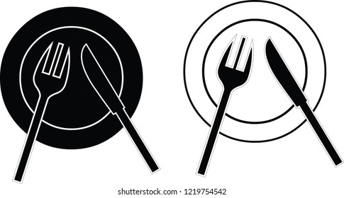 restaurant icon vector illustration