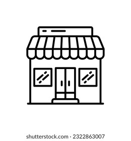 Restaurant icon in vector. Illustration