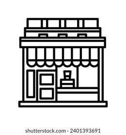 Restaurant icon in vector. Illustration