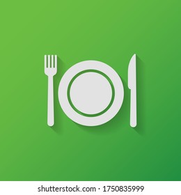 Restaurant icon. Vector illustration EPS 10.