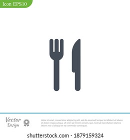 restaurant icon. Vector illustration EPS 10.