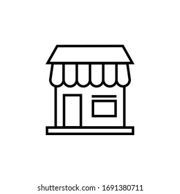 restaurant icon vector illustration. restaurant icon line style design