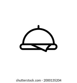 Plantilla de logotipo de ilustración de vector de icono de restaurante para muchos fines. Aislado sobre fondo blanco.
