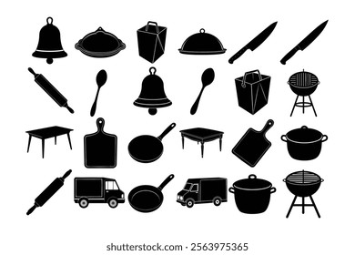 restaurant icon vector illustration on eps 10 file 