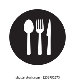 Restaurant icon vector isolated on white background. Restaurant icon in flat style. Template for app, label, logo, menu and web site. Creative art concept, vector illustration