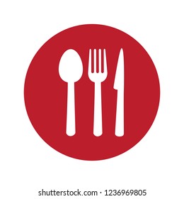 Restaurant icon vector isolated on white background. Restaurant icon in flat style. Template for app, label, logo, menu and web site. Creative art concept, vector illustration