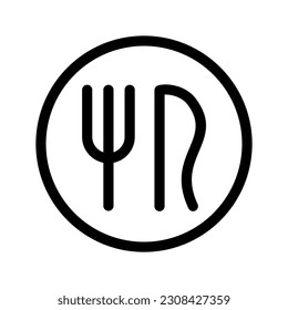 Restaurant Icon Vector Symbol Design Illustration